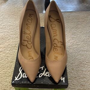 Sam Edelman Tan Leather Heels